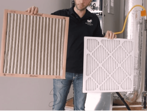 dirty vs clean furnace filter
