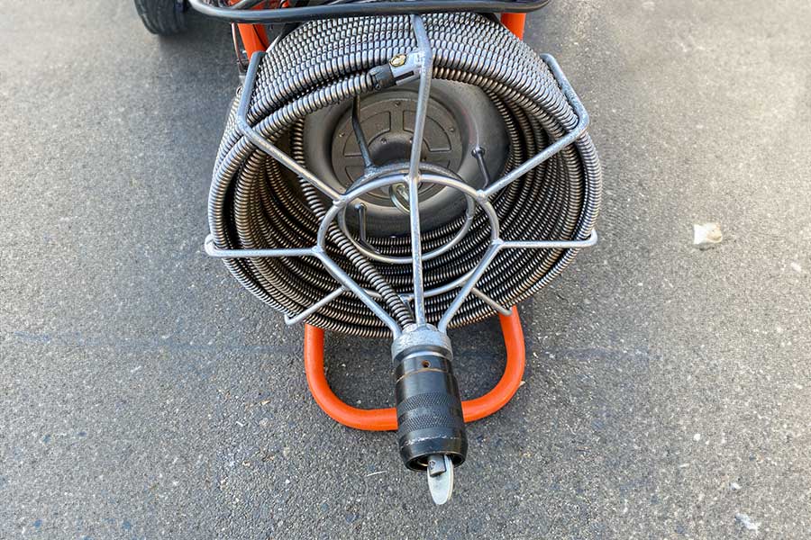 Professional drain cleaning machine